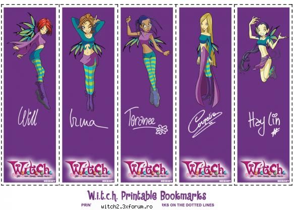 poze cu grupul - Semne de carte cu Witch - Grupul